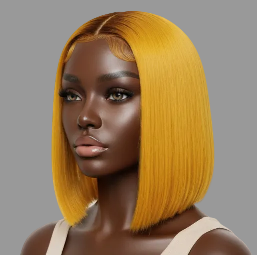 ᴠɪʙʀᴀɴᴛ ʏᴇʟʟᴏᴡ ꜱʜᴏʀᴛ ꜱᴛʀᴀɪɢʜᴛ ʙᴏʙ ᴡɪɢ ᴠɪᴇᴛɴᴀᴍᴇꜱᴇ ʜᴀɪʀ