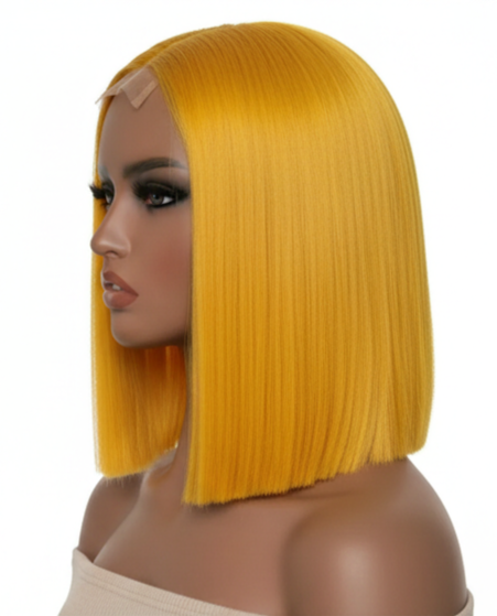 ᴠɪʙʀᴀɴᴛ ʏᴇʟʟᴏᴡ ꜱʜᴏʀᴛ ꜱᴛʀᴀɪɢʜᴛ ʙᴏʙ ᴡɪɢ ᴠɪᴇᴛɴᴀᴍᴇꜱᴇ ʜᴀɪʀ