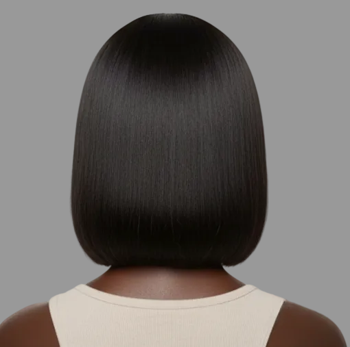 ᴄʟᴀꜱꜱɪᴄ ᴍɪᴅɴɪɢʜᴛ ʙʟᴀᴄᴋ ʙᴏʙ ᴡɪɢ ꜱʜᴏʀᴛ ꜱᴛʀᴀɪɢʜᴛ ʜᴜᴍᴀɴ ʜᴀɪʀ