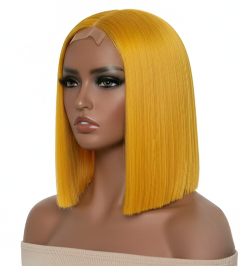 ᴠɪʙʀᴀɴᴛ ʏᴇʟʟᴏᴡ ꜱʜᴏʀᴛ ꜱᴛʀᴀɪɢʜᴛ ʙᴏʙ ᴡɪɢ ᴠɪᴇᴛɴᴀᴍᴇꜱᴇ ʜᴀɪʀ