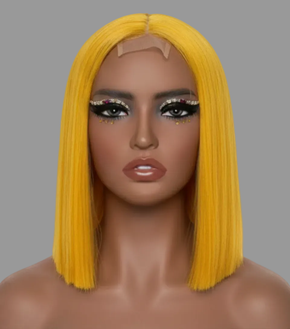 ᴠɪʙʀᴀɴᴛ ʏᴇʟʟᴏᴡ ꜱʜᴏʀᴛ ꜱᴛʀᴀɪɢʜᴛ ʙᴏʙ ᴡɪɢ ᴠɪᴇᴛɴᴀᴍᴇꜱᴇ ʜᴀɪʀ