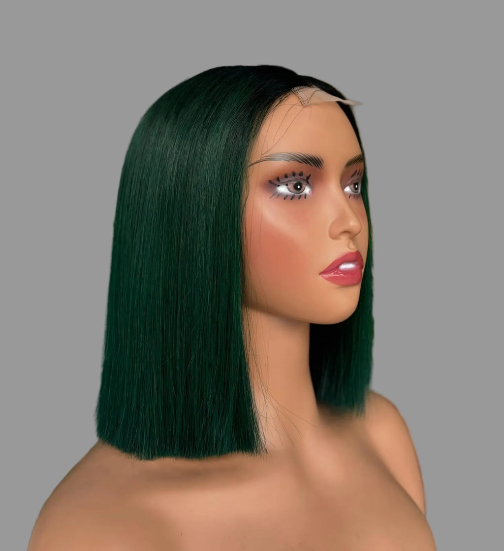 ᴇᴍᴇʀᴀʟᴅ ɢʀᴇᴇɴ ᴄʟᴀꜱꜱɪᴄ ꜱᴛʀᴀɪɢʜᴛ ʙᴏʙ ᴡɪɢ